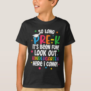 T-shirt C'est fini, maternelle, j'arrive en préscolaire G