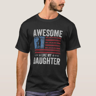 T-shirt C'est génial comme le jour de mon père de fille