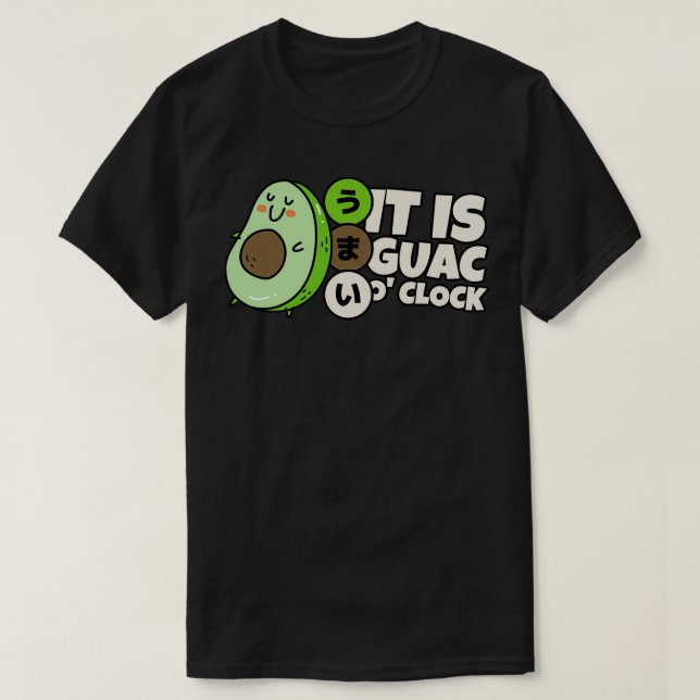 T-shirt C'est Guac Ox27clock Guacoclock avocat (Design devant)