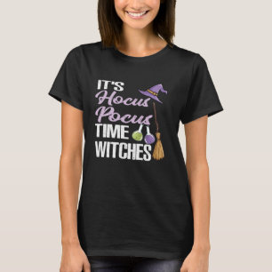 T-shirt C'est Hocus Pocus Time Witches Shirt Funny Hallowe