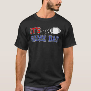 T-shirt C'est Jeu Day Football Players Fans American Footb