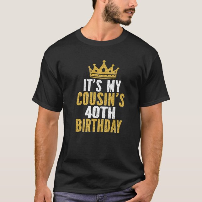 T-shirt C'est la famille de 40 ans de My Cousin (Devant)