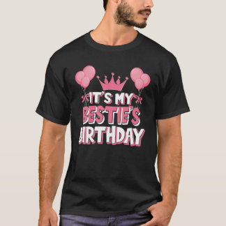 T-shirt C'est la fête d'anniversaire de My Bestie