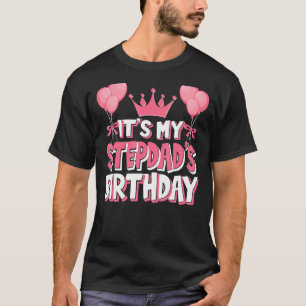 T-shirt C'est la fête d'anniversaire de My Stepdad