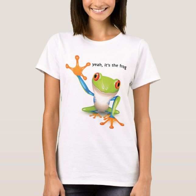 T-shirt C'est la grenouille à manches longues Tee (Devant)