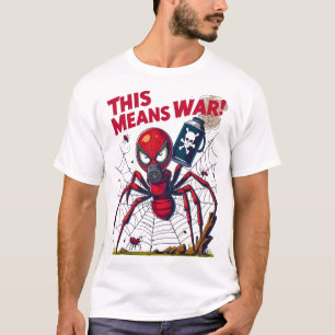 T-shirt C'est la guerre ! – La revanche de l'araignée