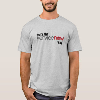 T-shirt C'est la manière de ServiceNow
