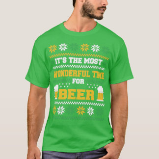 T-shirt C'est la période la plus merveilleuse pour la bièr