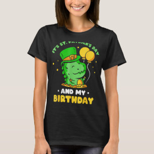 T-shirt C'est la Saint Patrick's Day et mon anniversaire G