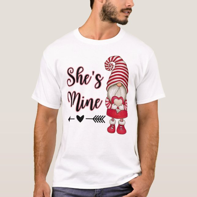 T-shirt C'est la Saint Valentin de la mienne (Devant)