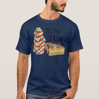 T-shirt C'Est La Saison Arbre De Noël Gâteau Noël Snack
