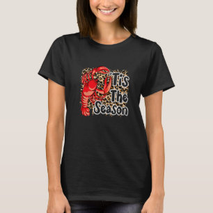 T-shirt C'est la saison Carnaval Crevette Léopard Mardi Gr
