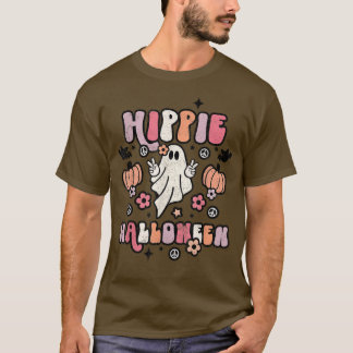 T-shirt C'Est La Saison Citrouille Boo 60s les années 70 H