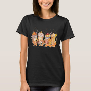 T-shirt C'Est La Saison Citrouille Spice Drink Halloween