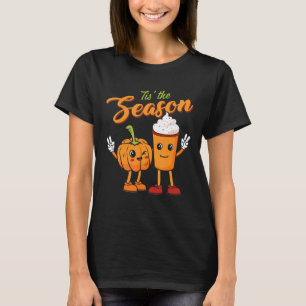 T-shirt C'Est La Saison Citrouille Spice Retro Fall Vibes