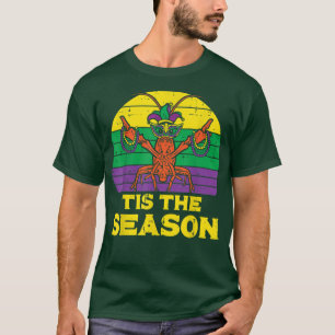 T-shirt C'Est La Saison Crawfish Funny Mardi Gras Femmes H