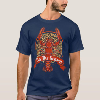 T-shirt C'Est La Saison Crawfish Leopard Mardi Gras Carniv