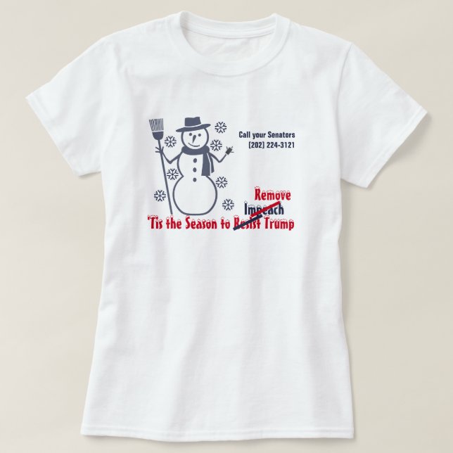 T-shirt C'est la saison de l'échec de Trump (Design devant)