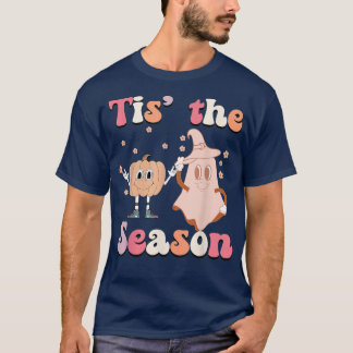 T-shirt C'Est La Saison D'Être Éffrayant Mignonne Ghost Fu