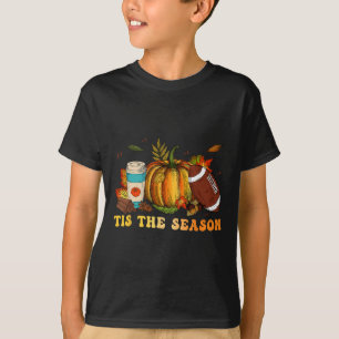 T-shirt C'Est La Saison Football Football Chute Thanksgivi