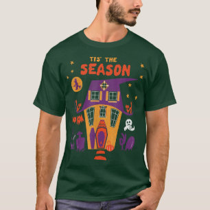 T-shirt C'Est La Saison Halloween Éffrayants Goblins Hanté