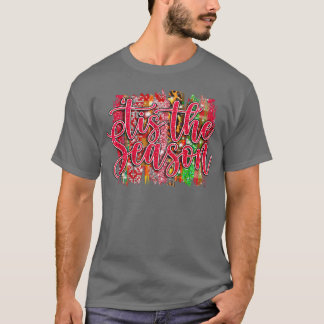 T-shirt C'Est La Saison Jesus Noël Père Noël Holiday Famil