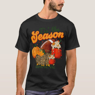 T-shirt C'Est La Saison Latte Citrouille Spice Happy Fall 
