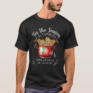 T-shirt C'Est La Saison Pour Tamales Funny Noël Mexicain M