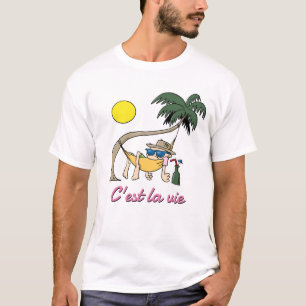T-shirt C'est La Vie - Telle Est La Vie Drôle Hammock Cart