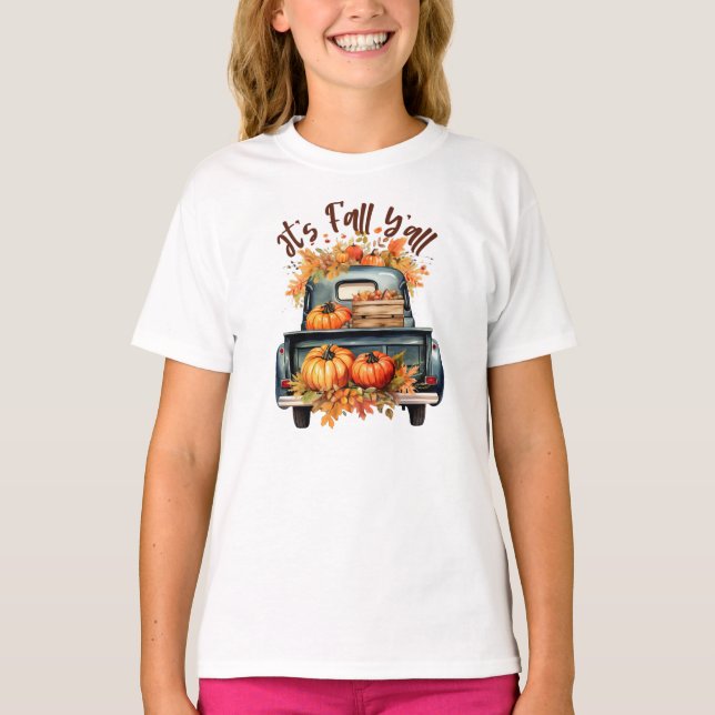 T-shirt C'est l'automne (Devant)