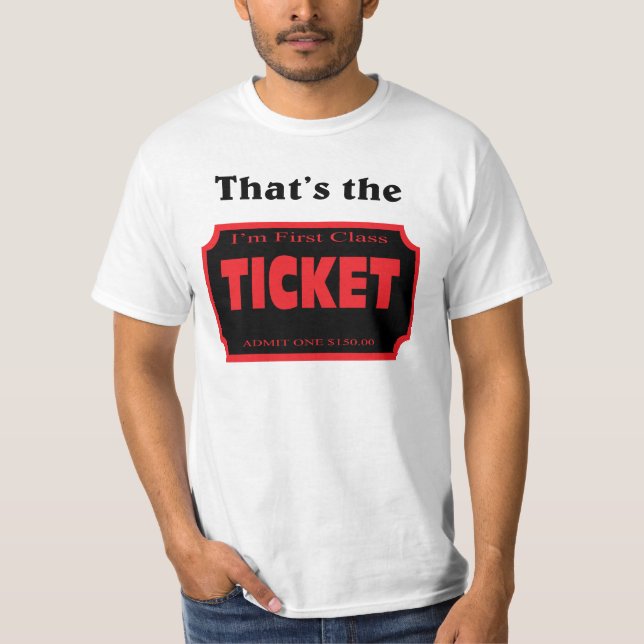 T-shirt C'est le billet (Devant)