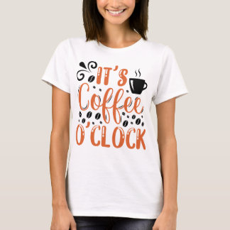 T-shirt C'est le café O'clock