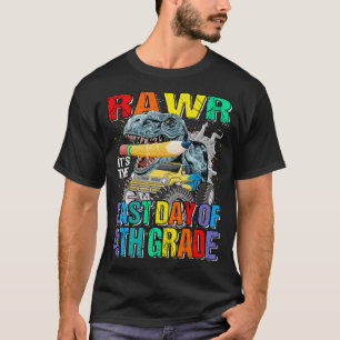 T-shirt C'est le Dernier jour de 4e année Monster Truck Di