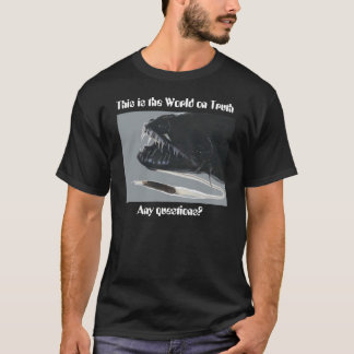 T-shirt C'est le monde sur la vérité