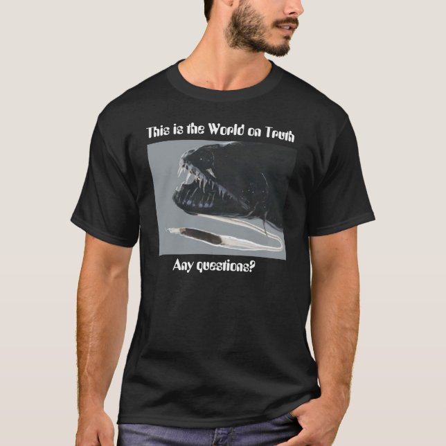 T-shirt C'est le monde sur la vérité (Devant)