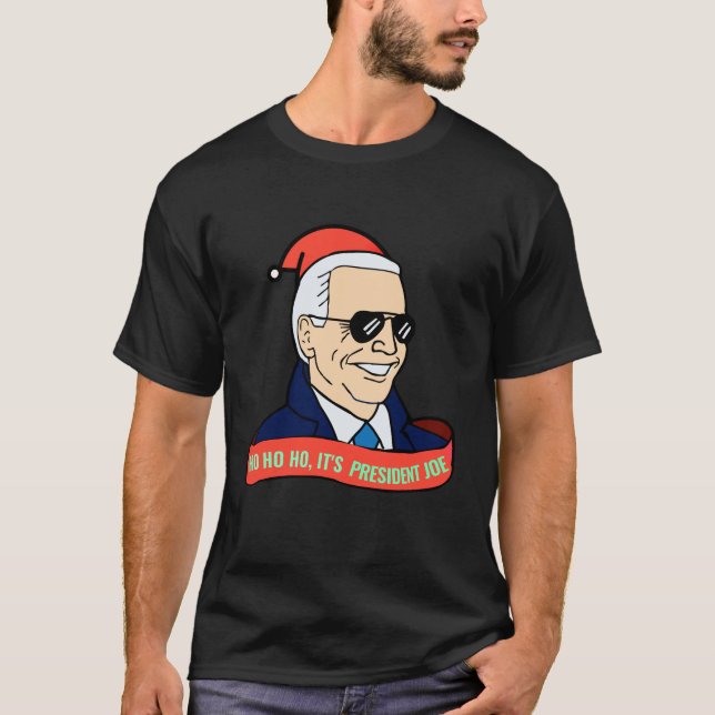 T-shirt C'est le président Joe Biden, la chemise de Noël (Devant)