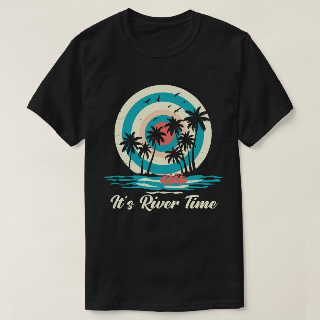 T-shirt C'est le temps de la rivière (Design devant)