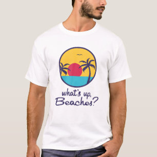 T-shirt C'est l'été pour se jeter sur les plages ! Amusant