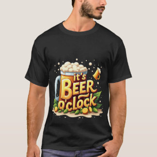 T-shirt c'est l'heure de la bière