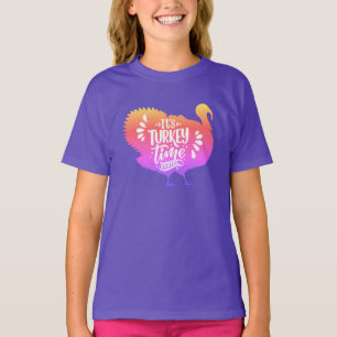 T-shirt C'est l'heure de la Turquie pour Thanksgiving 