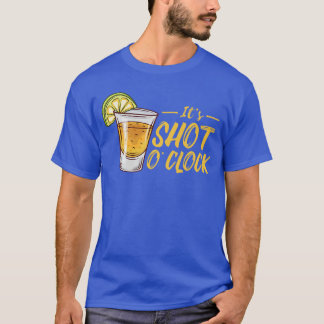 T-shirt C'est l'heure de tirer Alcooletequila Lime Party P