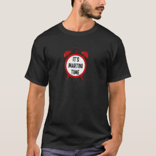 T-shirt C'est l'heure du Martini - Cadeaux drôles pour hom