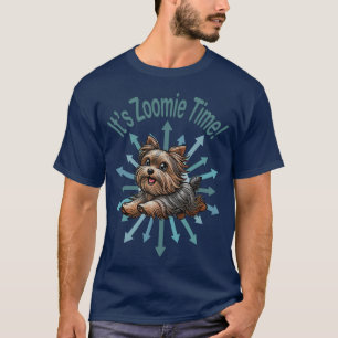 T-shirt C'est l'heure Zoomie Yorkshire Terrier