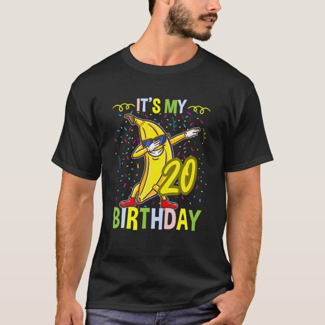 T-shirt C'Est Ma Banane D'Anniversaire Pour Banana Lover (Devant)