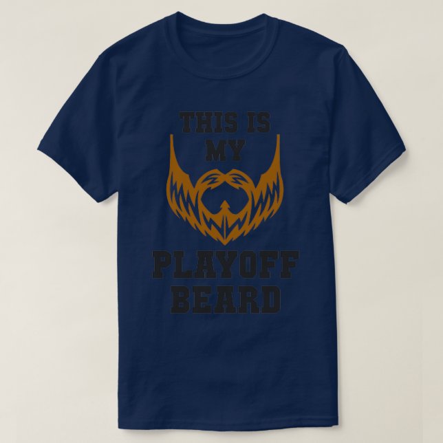 T-shirt C'Est Ma Barbe De Playoff (Design devant)