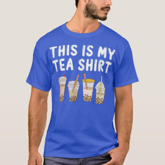 T-shirt C'Est Ma Chemise À Thé Drôle Teashirt Tea Pun Bubb