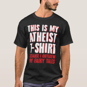 T-shirt C'est ma chemise athée - drôle d'athéisme et d'