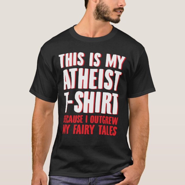 T-shirt C'est ma chemise athée - drôle d'athéisme et d'ath (Devant)