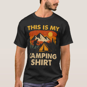 T-shirt C'est Ma Chemise De Camping Randonnée Feu De Camp