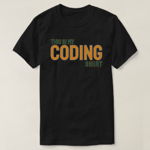 T-shirt C'est ma chemise de codeur
